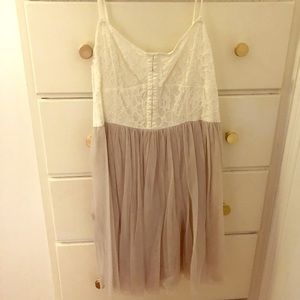 American Eagle Lace Bodice Dress
